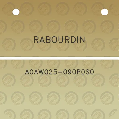 rabourdin-a0aw025-090p0s0