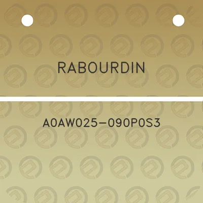 rabourdin-a0aw025-090p0s3