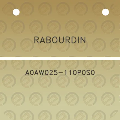 rabourdin-a0aw025-110p0s0