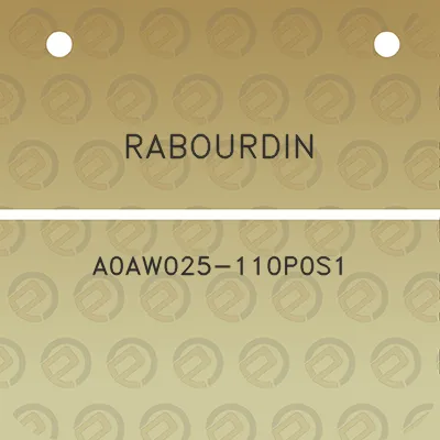 rabourdin-a0aw025-110p0s1