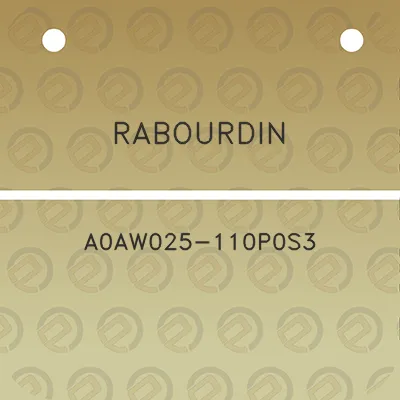 rabourdin-a0aw025-110p0s3