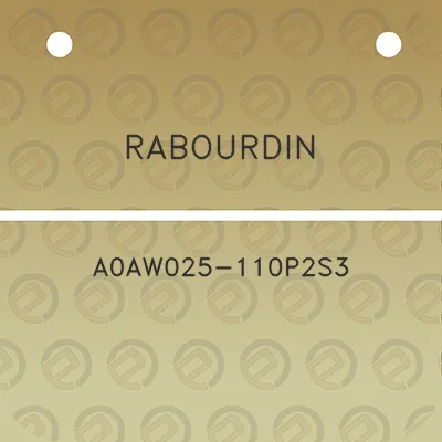 rabourdin-a0aw025-110p2s3