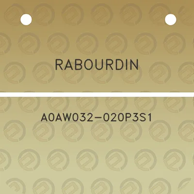 rabourdin-a0aw032-020p3s1