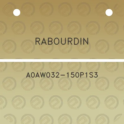 rabourdin-a0aw032-150p1s3