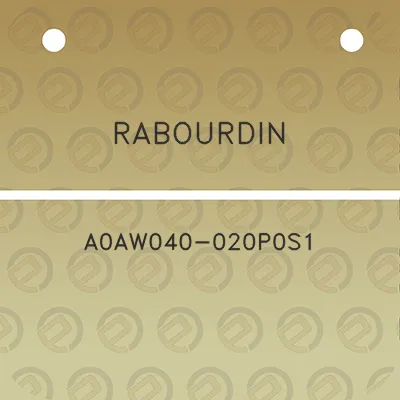 rabourdin-a0aw040-020p0s1