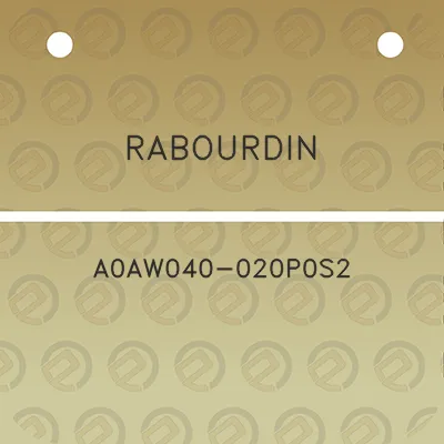 rabourdin-a0aw040-020p0s2