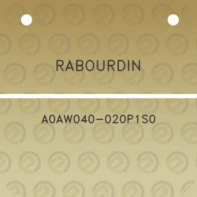 rabourdin-a0aw040-020p1s0