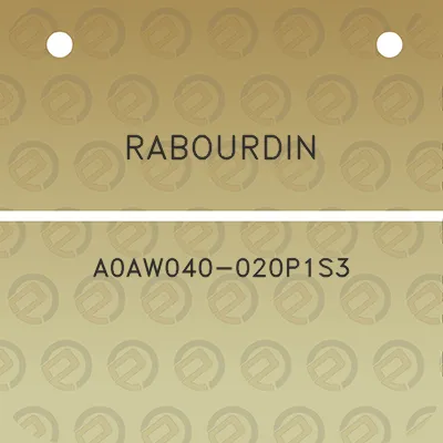 rabourdin-a0aw040-020p1s3