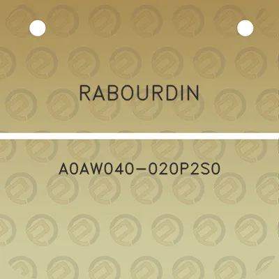 rabourdin-a0aw040-020p2s0