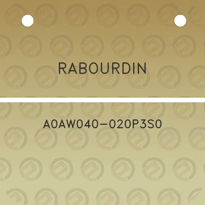 rabourdin-a0aw040-020p3s0