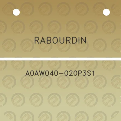 rabourdin-a0aw040-020p3s1