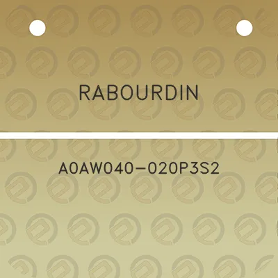 rabourdin-a0aw040-020p3s2