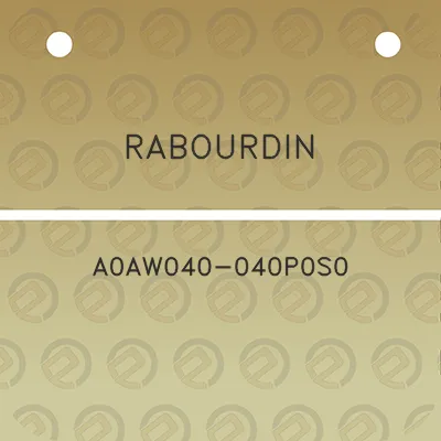 rabourdin-a0aw040-040p0s0