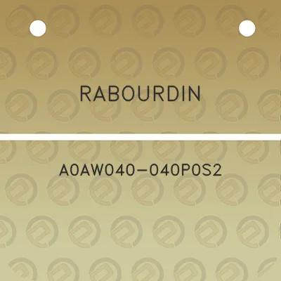 rabourdin-a0aw040-040p0s2