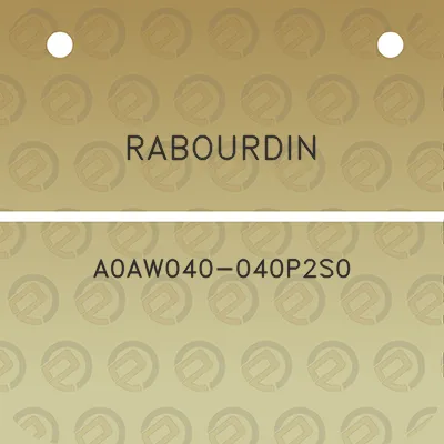 rabourdin-a0aw040-040p2s0