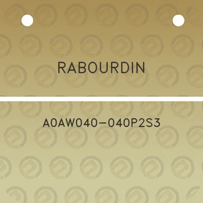 rabourdin-a0aw040-040p2s3