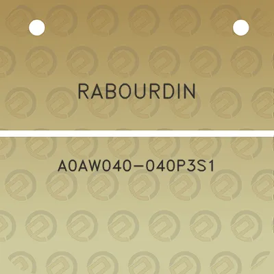 rabourdin-a0aw040-040p3s1