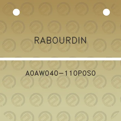 rabourdin-a0aw040-110p0s0