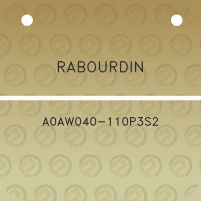 rabourdin-a0aw040-110p3s2