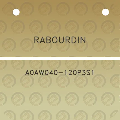 rabourdin-a0aw040-120p3s1