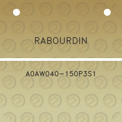 rabourdin-a0aw040-150p3s1