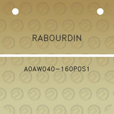 rabourdin-a0aw040-160p0s1