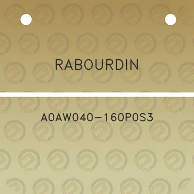 rabourdin-a0aw040-160p0s3