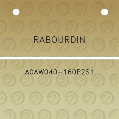 rabourdin-a0aw040-160p2s1