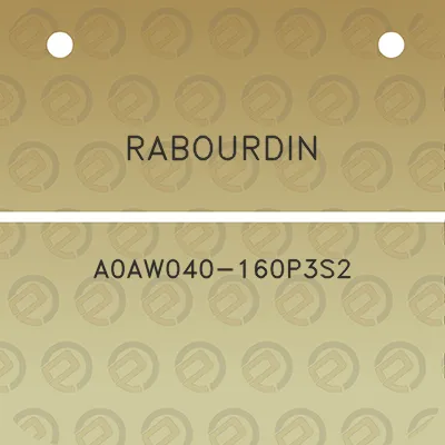 rabourdin-a0aw040-160p3s2