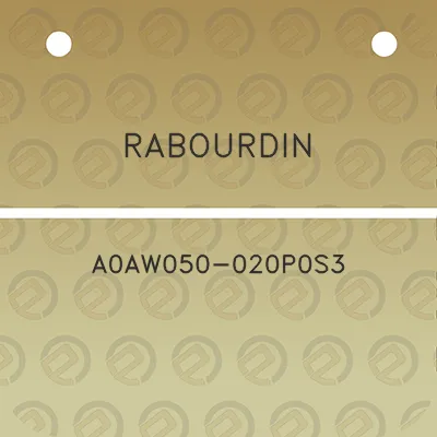 rabourdin-a0aw050-020p0s3