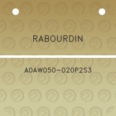 rabourdin-a0aw050-020p2s3