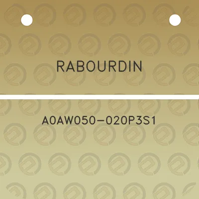 rabourdin-a0aw050-020p3s1