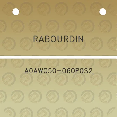 rabourdin-a0aw050-060p0s2