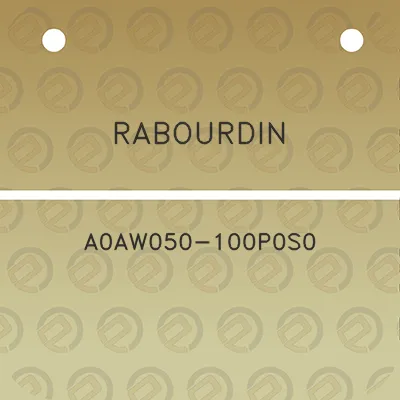 rabourdin-a0aw050-100p0s0