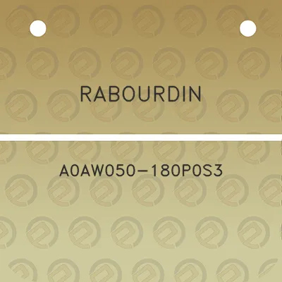 rabourdin-a0aw050-180p0s3