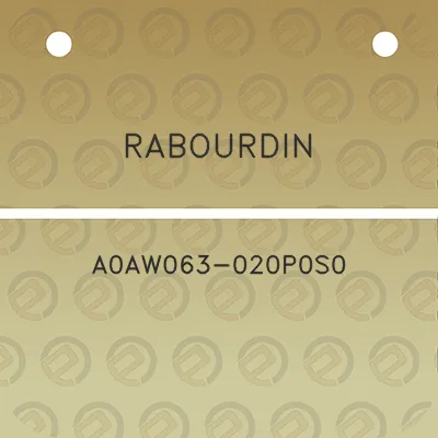 rabourdin-a0aw063-020p0s0