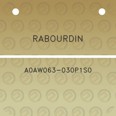 rabourdin-a0aw063-030p1s0