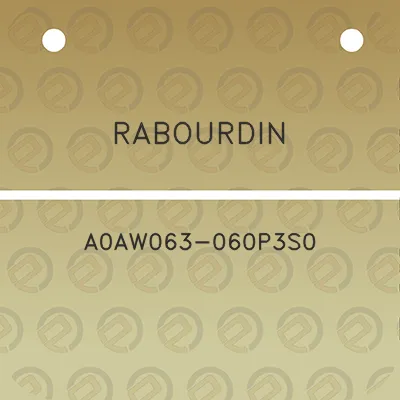 rabourdin-a0aw063-060p3s0