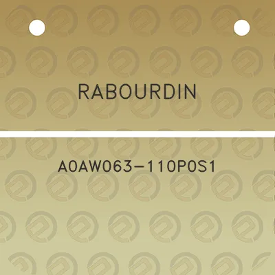 rabourdin-a0aw063-110p0s1