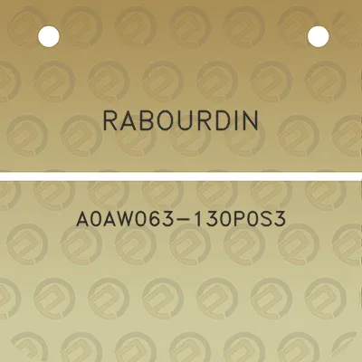 rabourdin-a0aw063-130p0s3