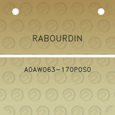 rabourdin-a0aw063-170p0s0