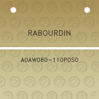 rabourdin-a0aw080-110p0s0