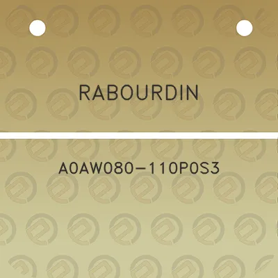 rabourdin-a0aw080-110p0s3