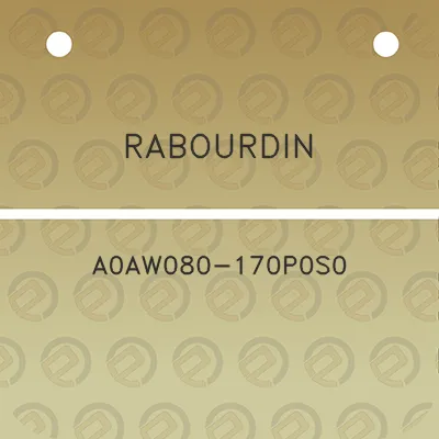 rabourdin-a0aw080-170p0s0