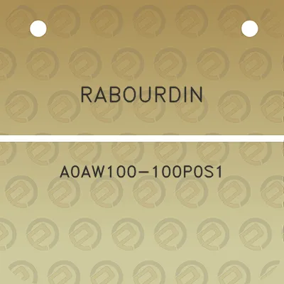 rabourdin-a0aw100-100p0s1