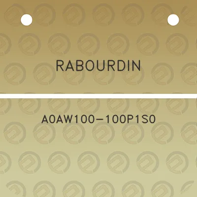 rabourdin-a0aw100-100p1s0