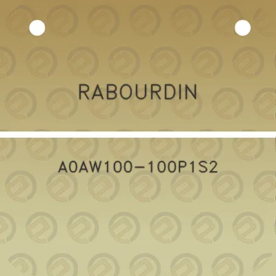 rabourdin-a0aw100-100p1s2