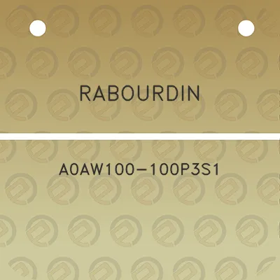 rabourdin-a0aw100-100p3s1