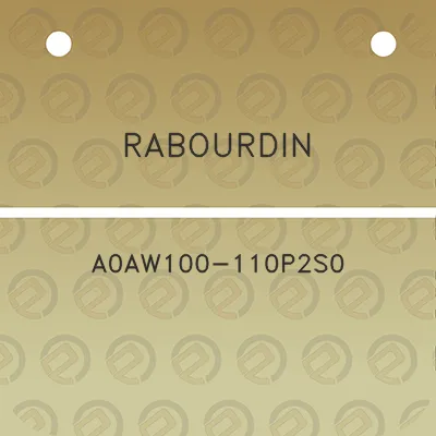 rabourdin-a0aw100-110p2s0