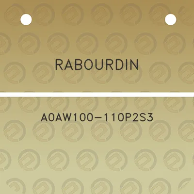 rabourdin-a0aw100-110p2s3